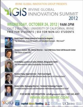 Irvine Global Innovation Summit 2012